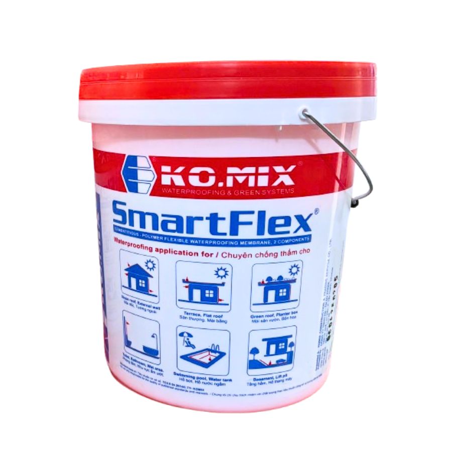 Smartflex Komix Chống Thấm Xi Măng 2 Thành Phần Smartflex Komix Chống Thấm Xi Măng 2 Thành Phần