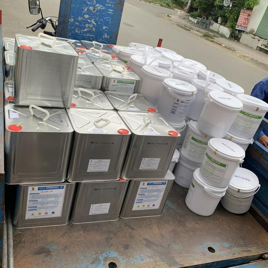 Keo epoxy 2 thành phần xử lý vết nứt bê tông