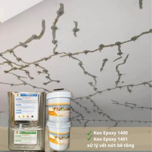 Keo epoxy xử lý vết nứt bê tông
